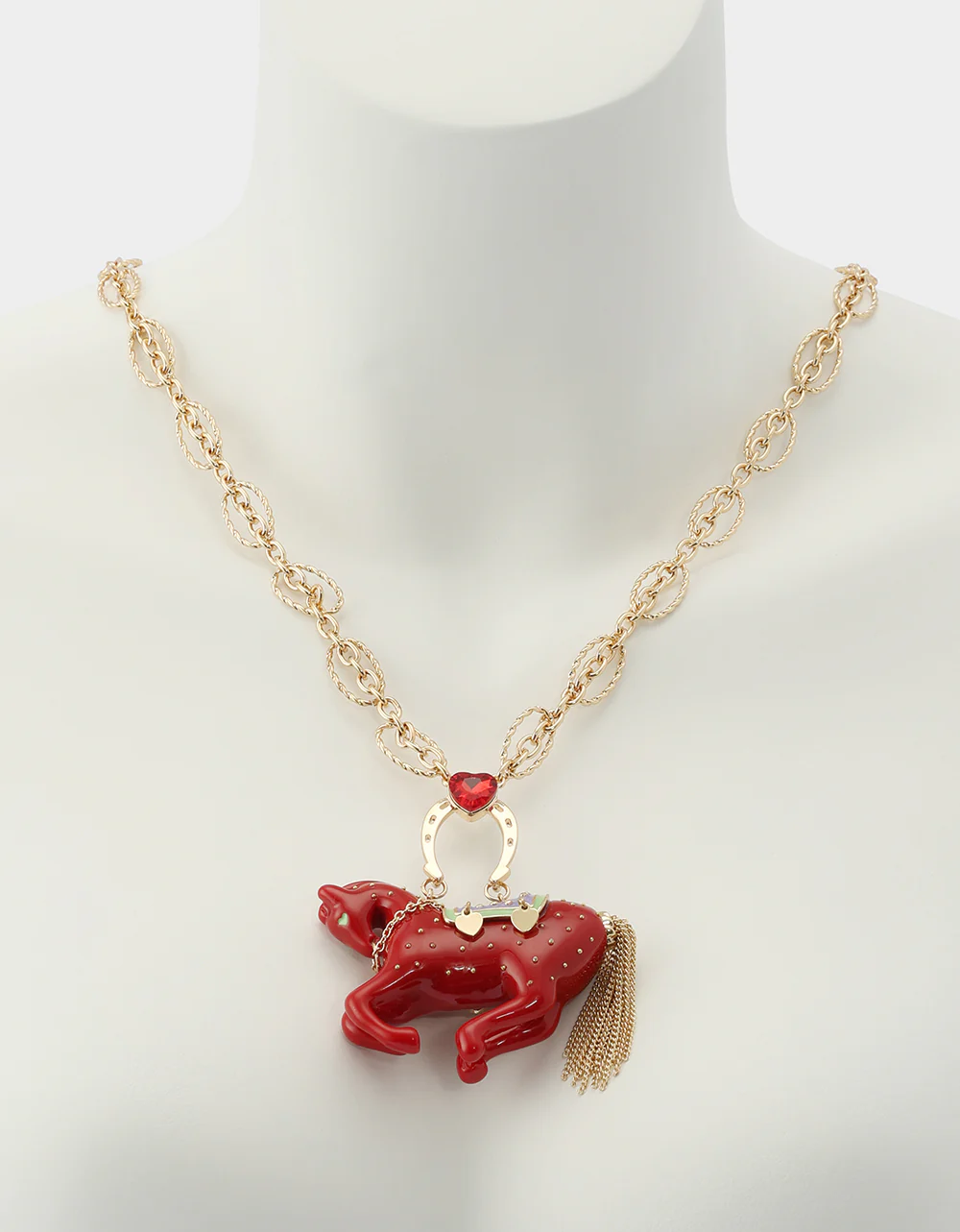 YEAR OF THE HORSE PENDANT RED - Image 4