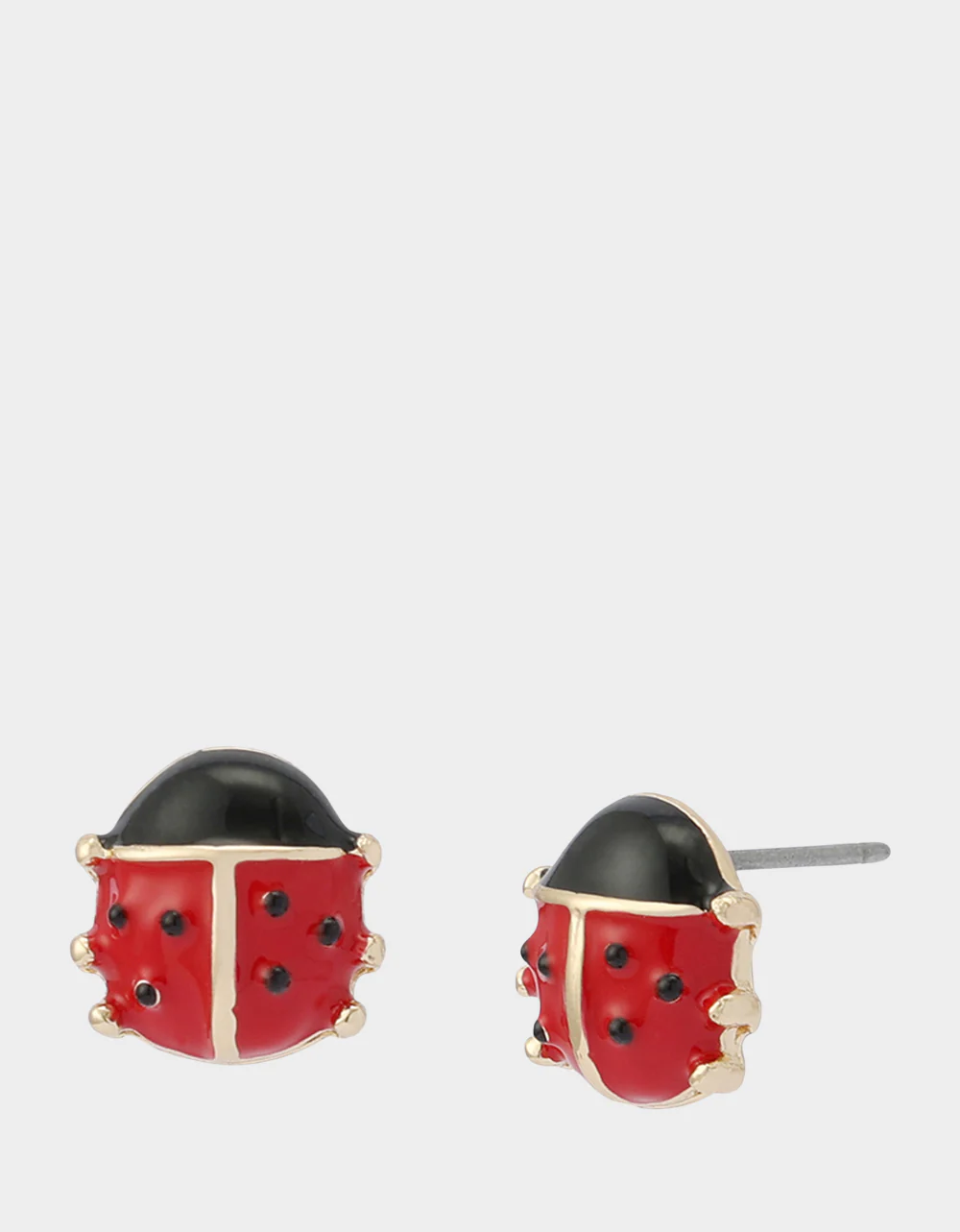 LADYBUG STUD EARRINGS RED