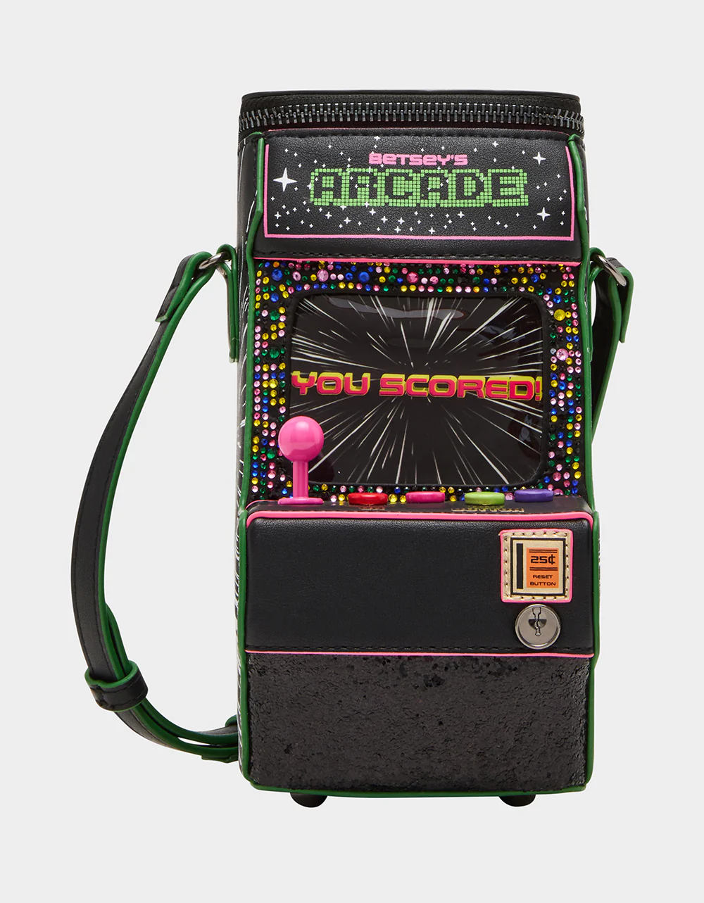 KITSCH SCORED! CROSSBODY BLACK/MULTI