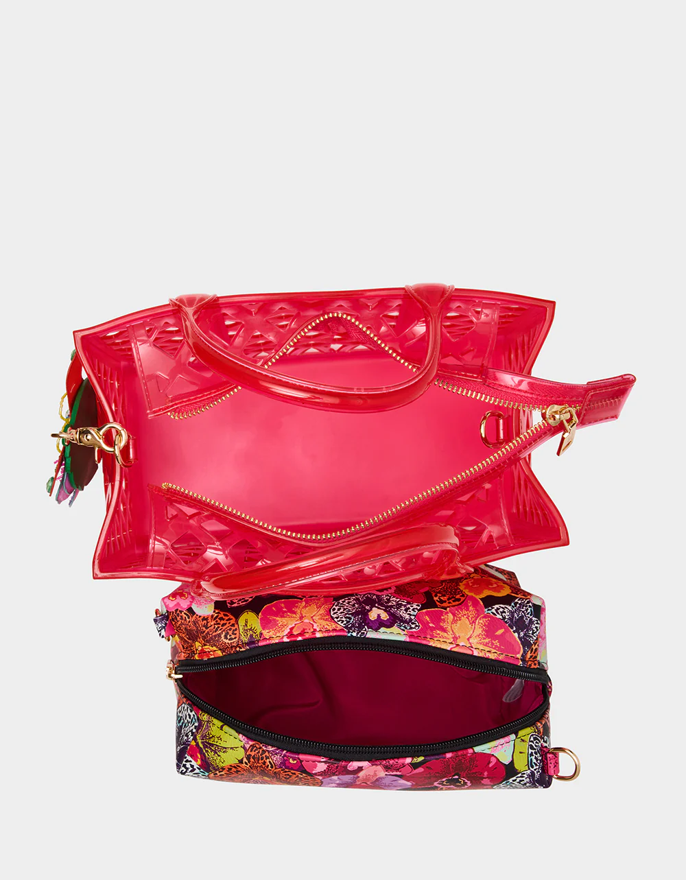 JAMMIN CLEAR SATCHEL PINK - Image 5