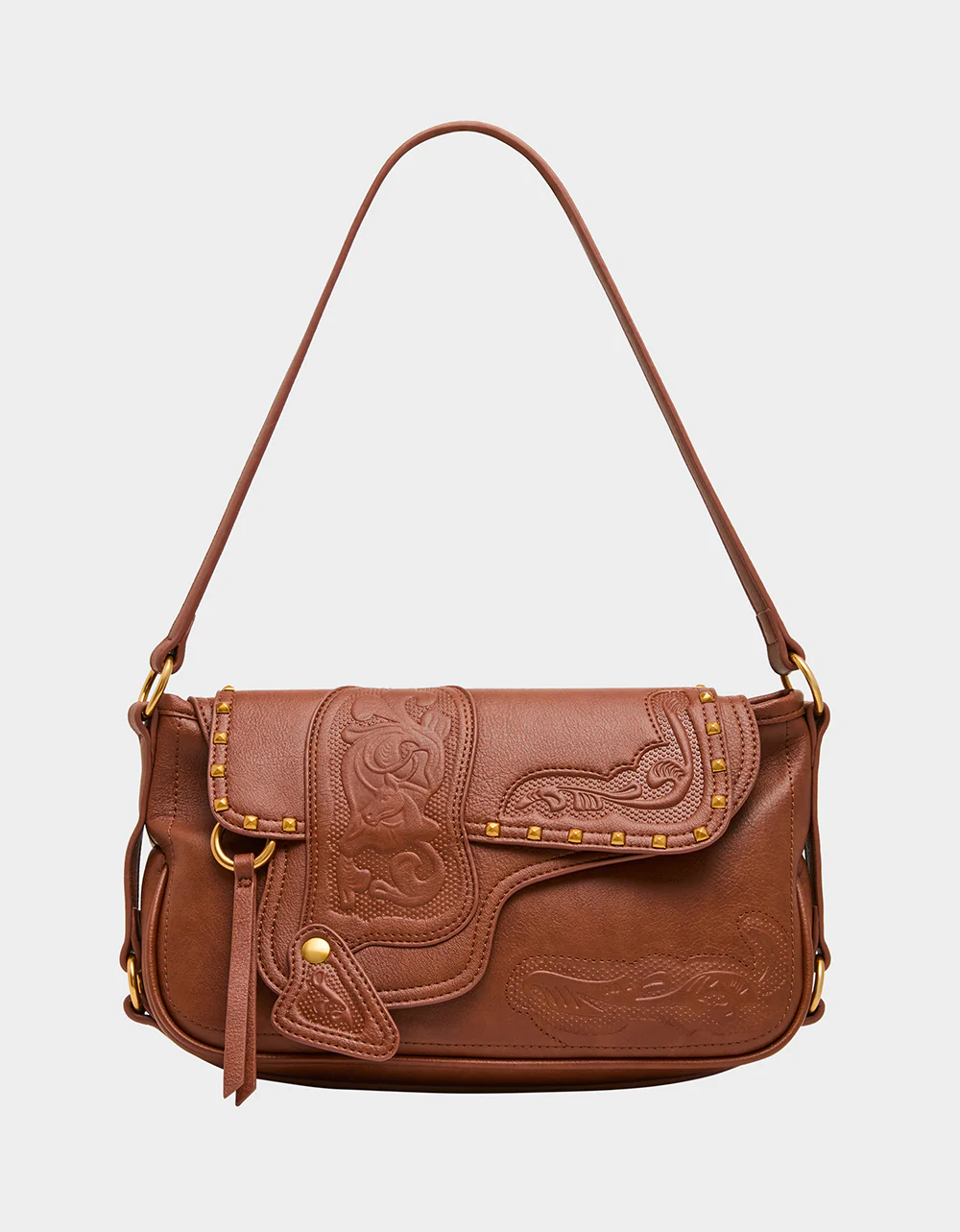 WE RIDE AT DAWN SHOULDER BAG CHOCOLATE