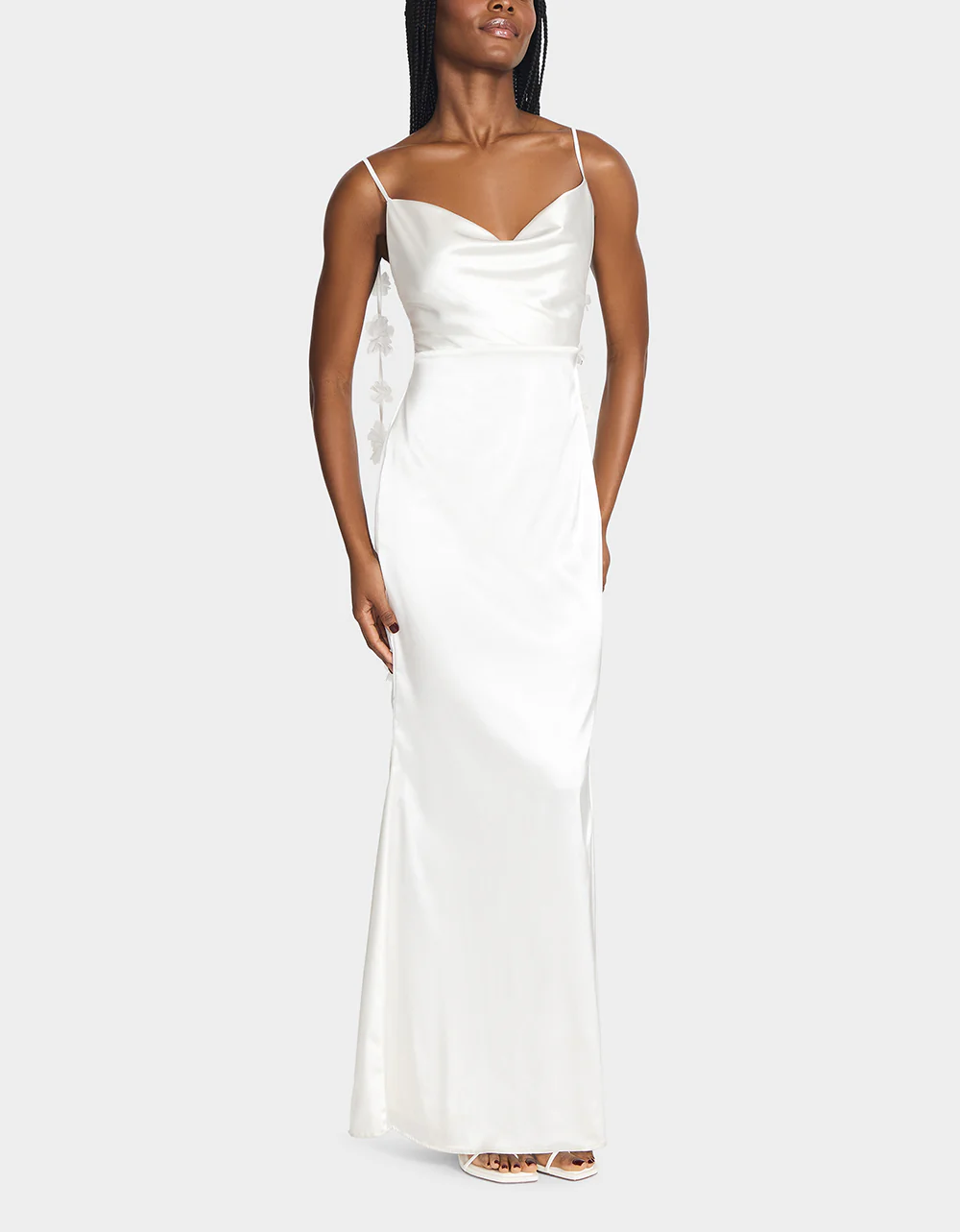 THREAD OF ROSES DRESS WHITE - Image 2