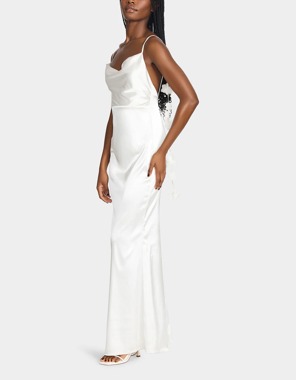 THREAD OF ROSES DRESS WHITE - Image 5