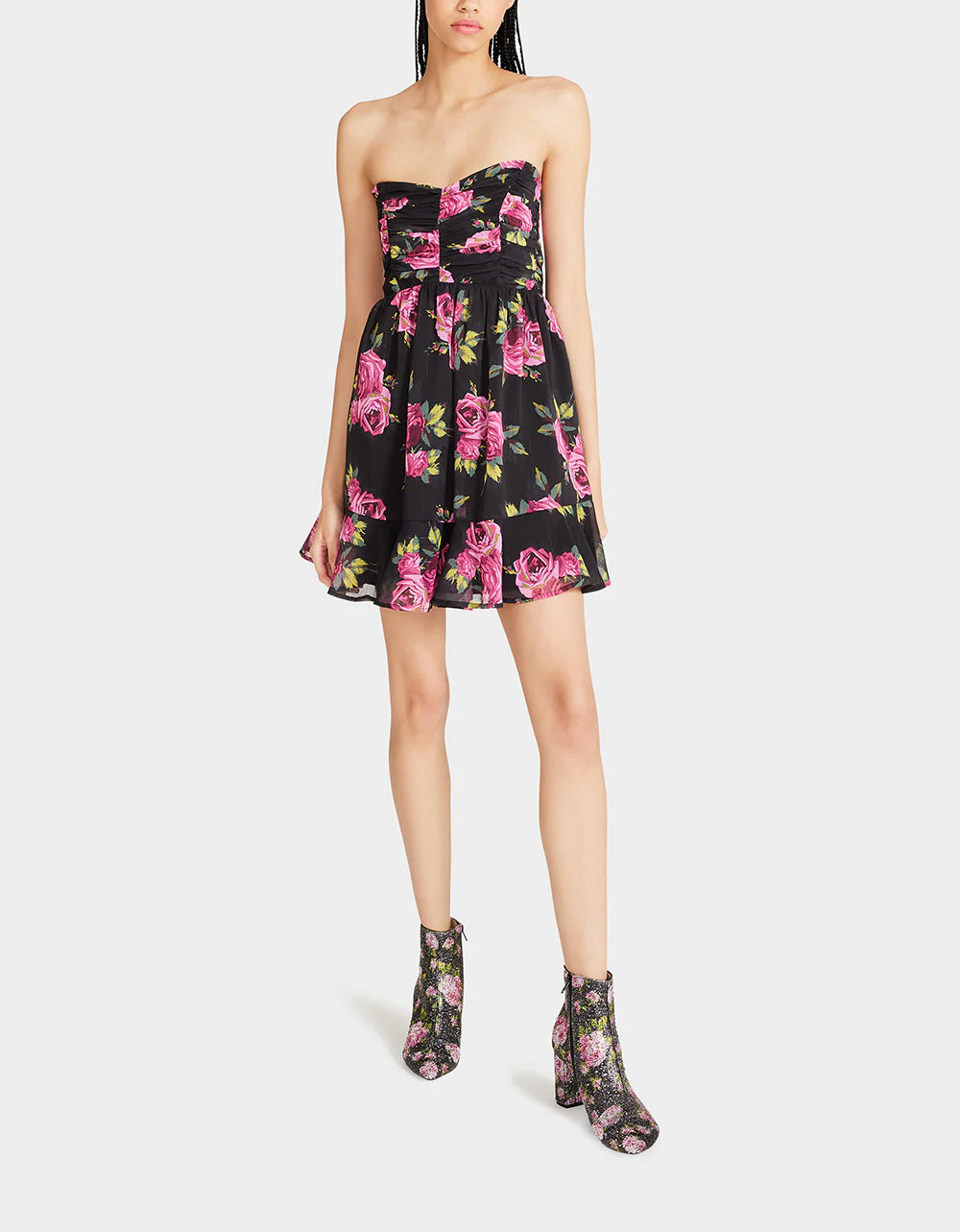 MARISSA MINI DRESS BLACK MULTI | RE:LUV