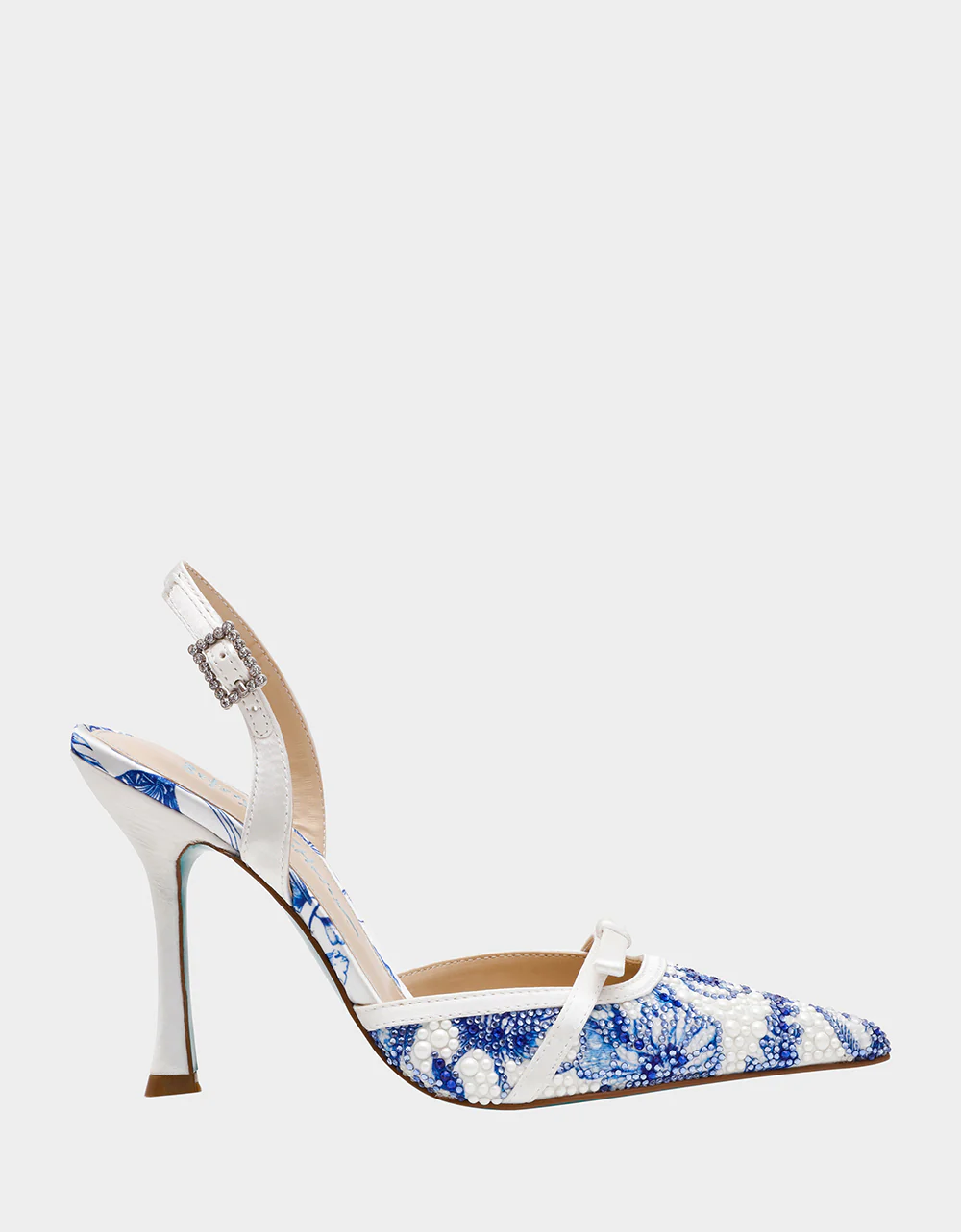 ROZA WHITE/BLUE FLORAL