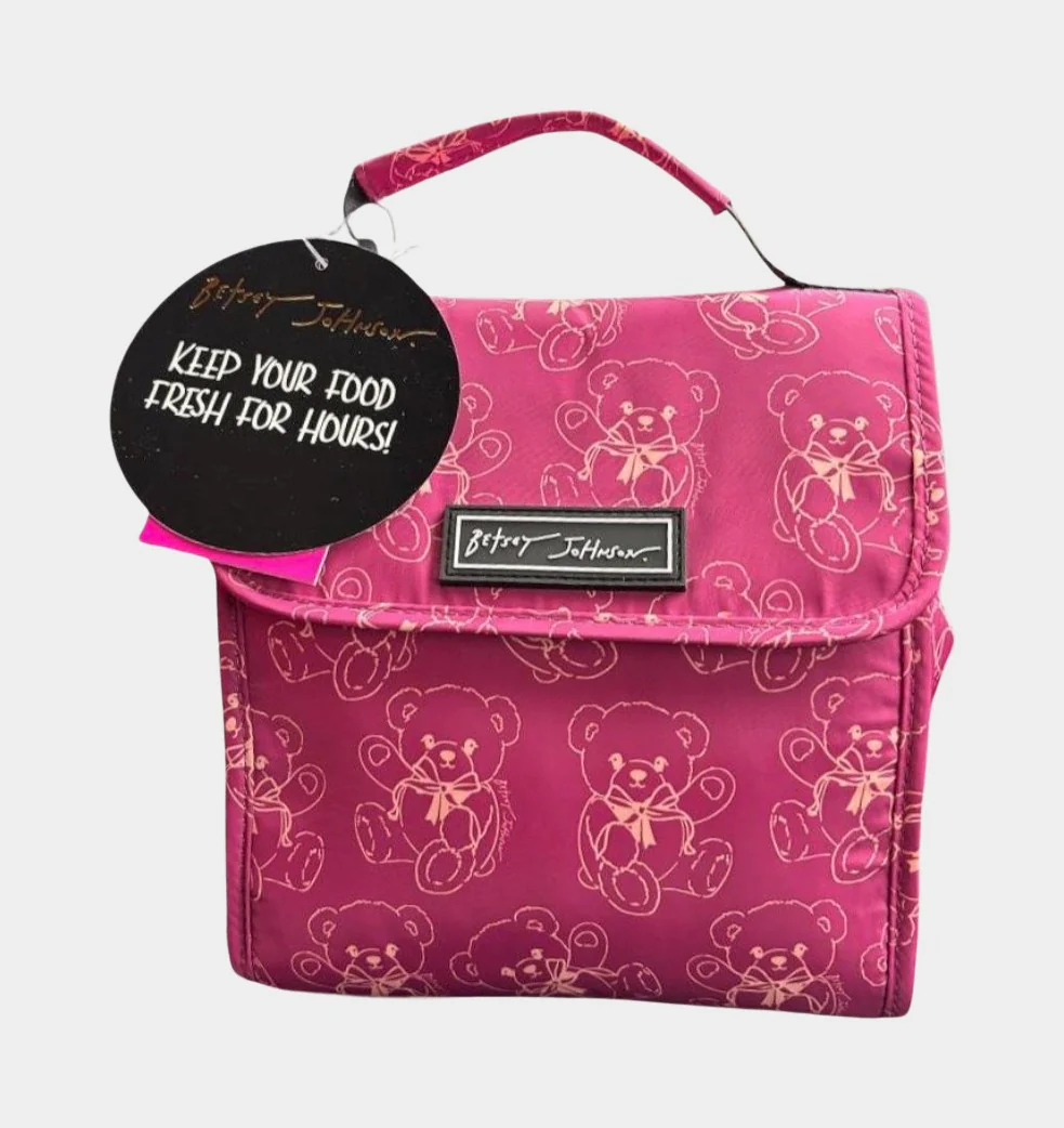 Teddy Bear Design Insulated Lunch Tote | RE:LUV